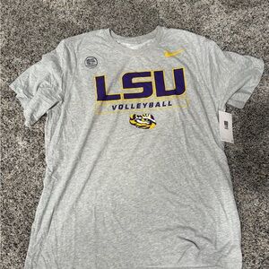 Nike Gray LSU Volleyball T-Shirt